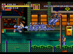 Pulseman in Streets of Rage 2 Screenshot 1